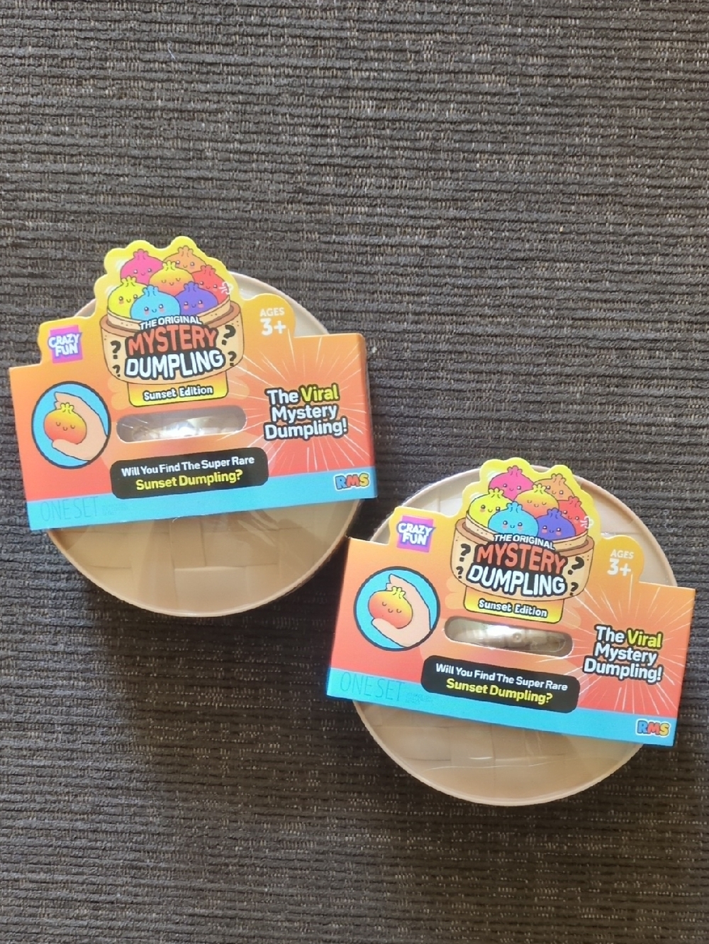 Bundle of 2 Viral Five Below Mystery Dumpling - Sunset Edition